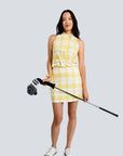 Janie Skort Bottom Jayebird Golf Yellow Plaid XS